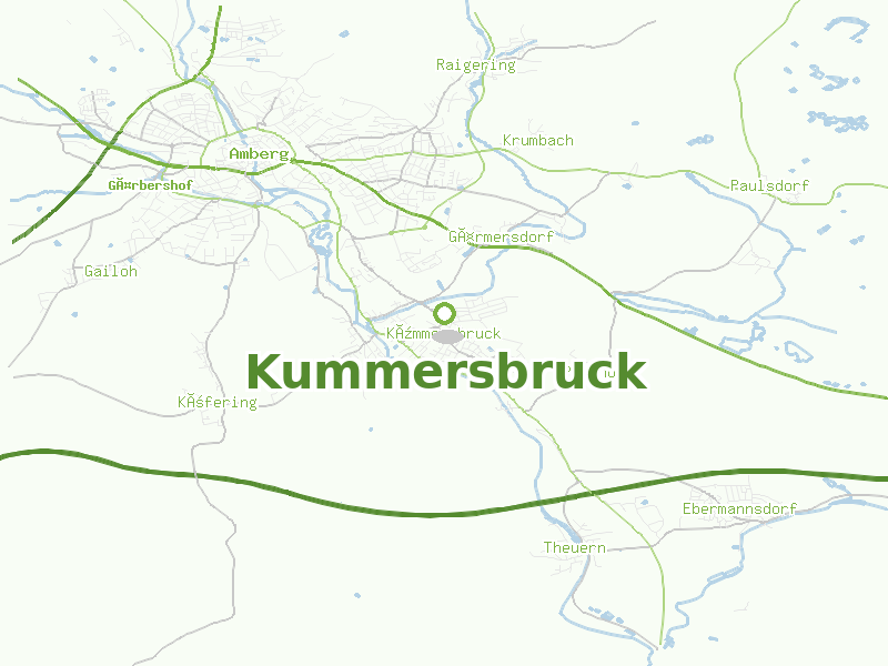 Karte von Kummersbruck