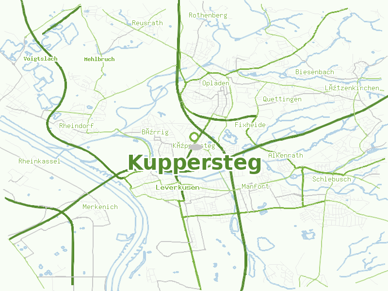 Karte von Kuppersteg