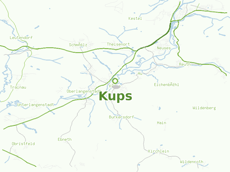 Karte von Kups