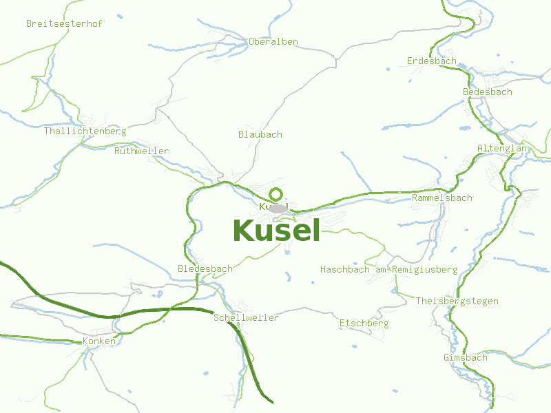 Karte von Kusel