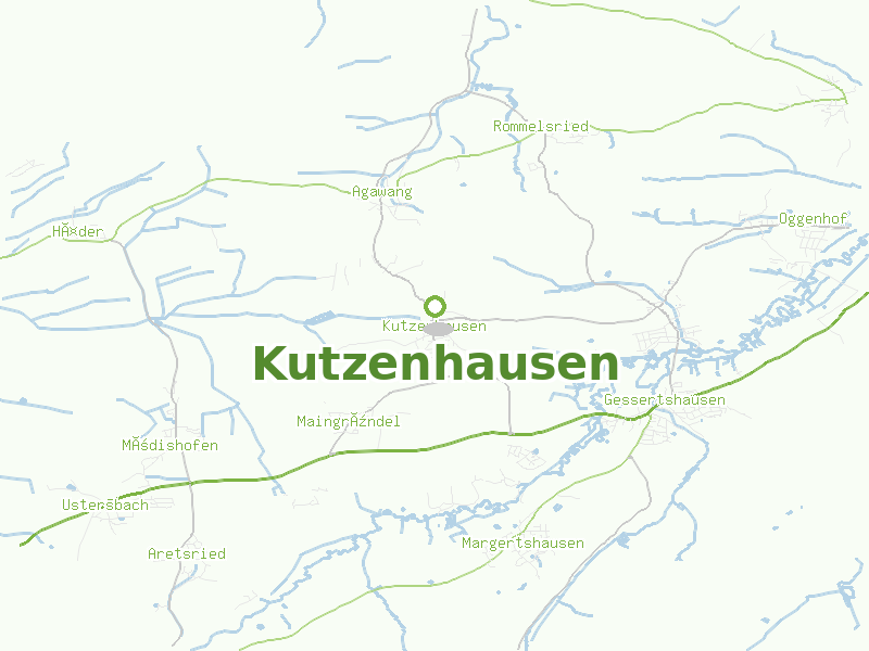 Karte von Kutzenhausen