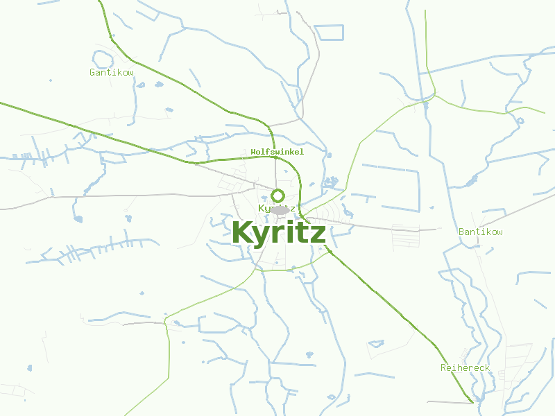 Karte von Kyritz