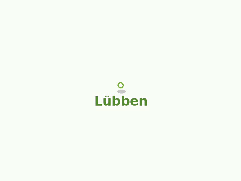 Karte von Lübben