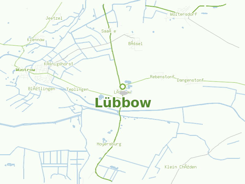 Karte von Lübbow