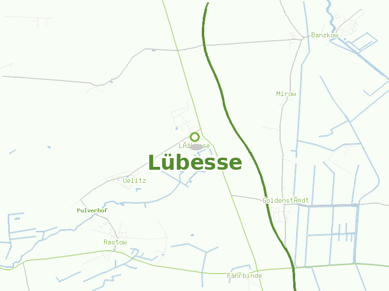 Karte von Lübesse