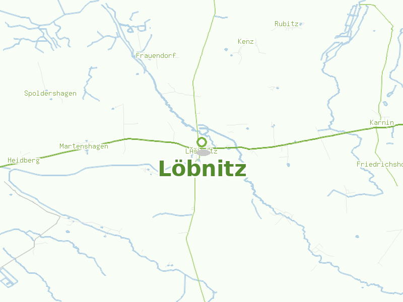 Karte von Löbnitz