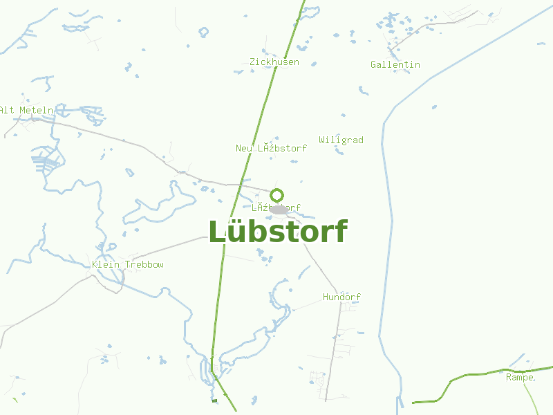 Karte von Lübstorf