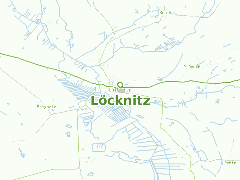 Karte von Löcknitz