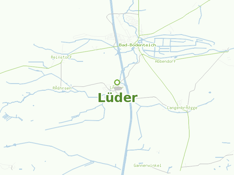 Karte von Lüder
