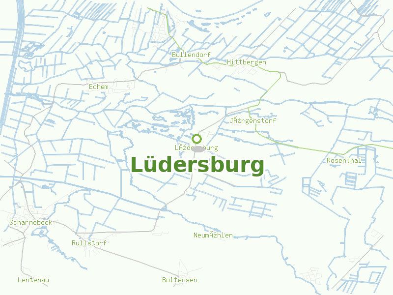 Karte von Lüdersburg