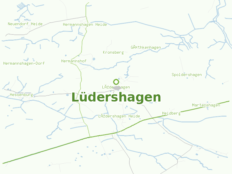 Karte von Lüdershagen