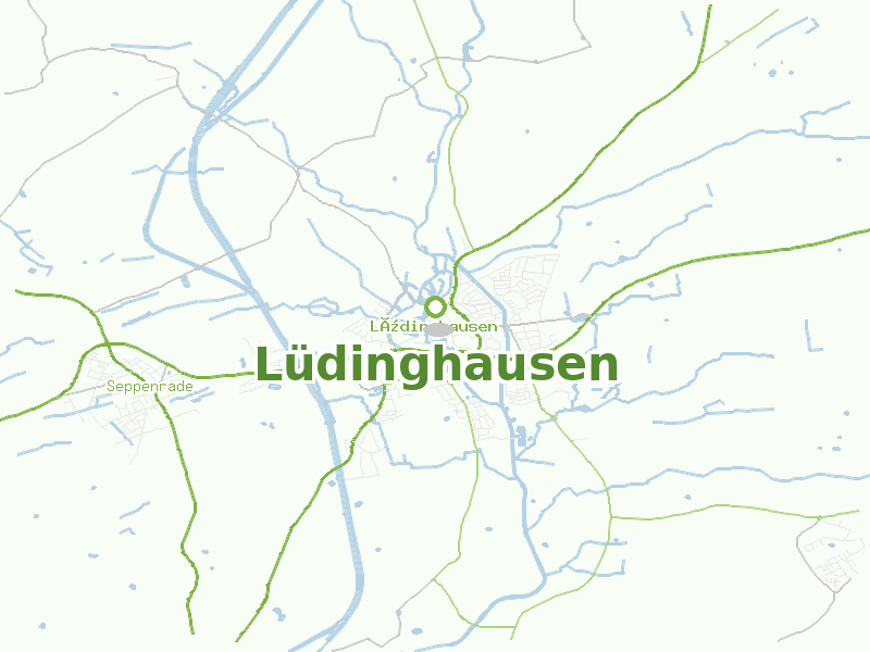 Karte von Lüdinghausen