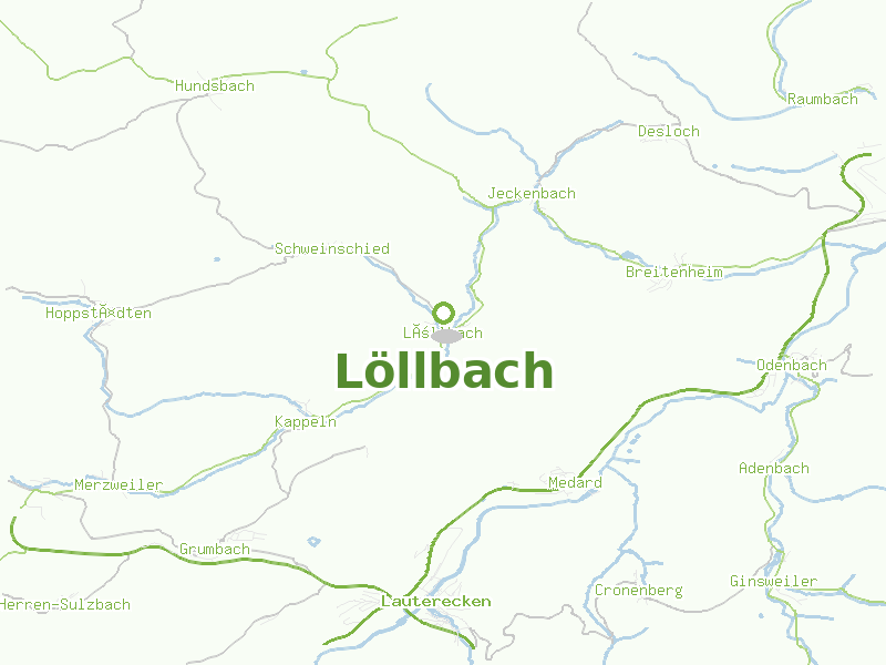 Karte von Löllbach