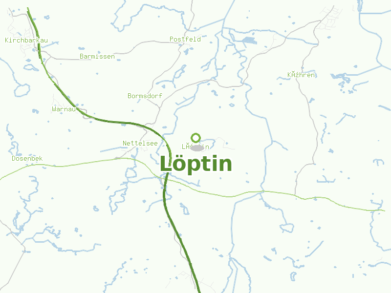 Karte von Löptin