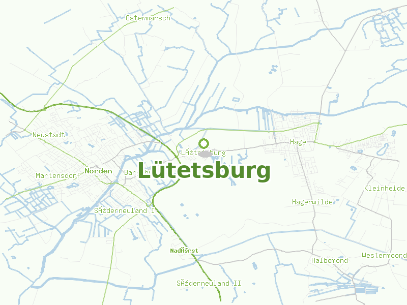Karte von Lütetsburg