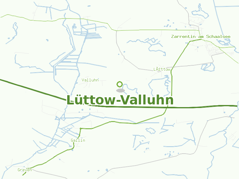Karte von Lüttow-Valluhn