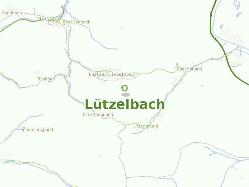 Karte von Lützelbach