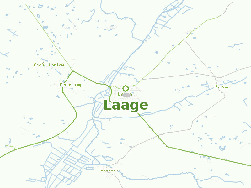 Karte von Laage