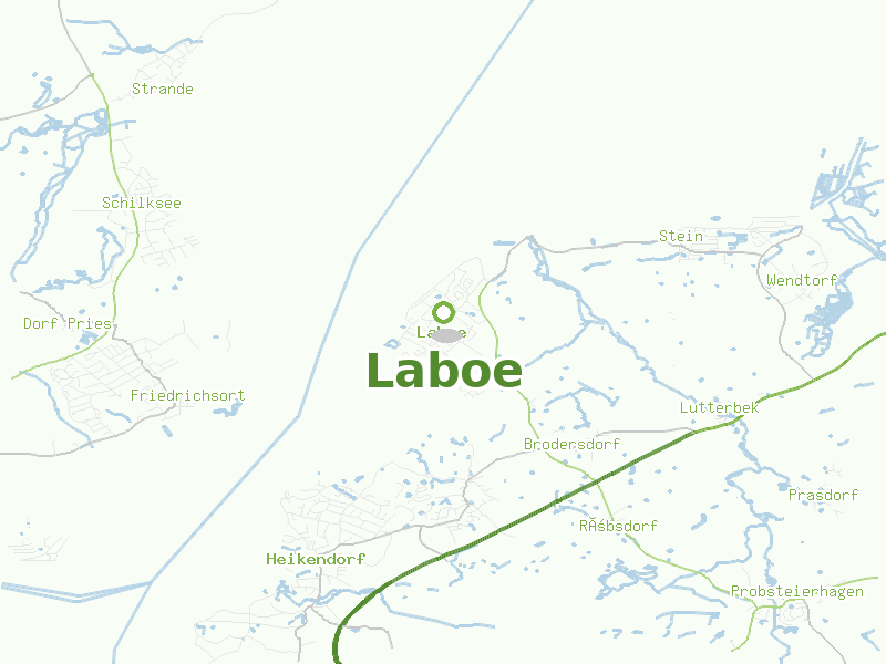 Karte von Laboe