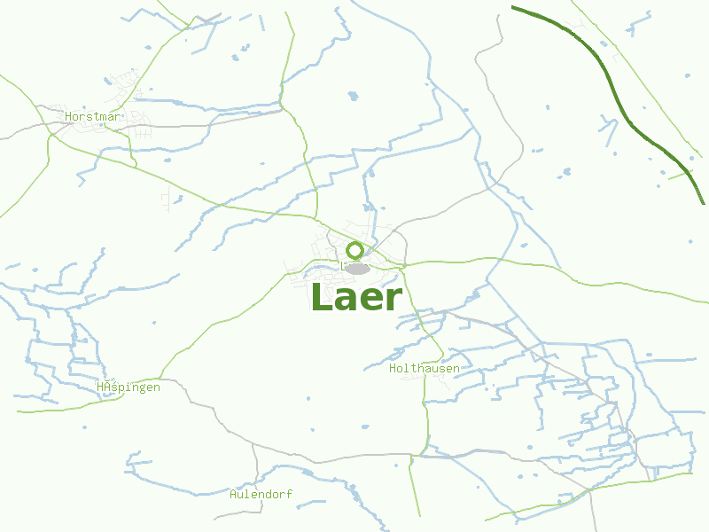 Karte von Laer