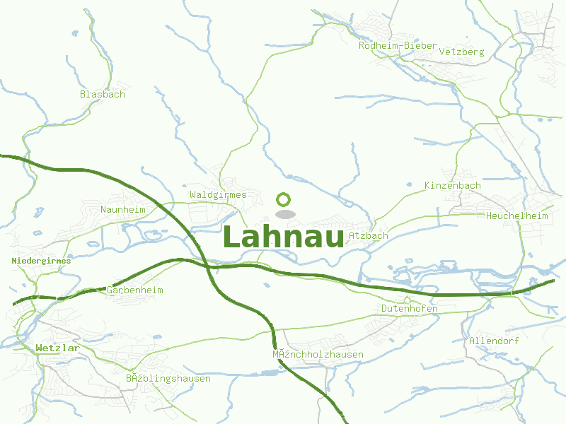 Karte von Lahnau