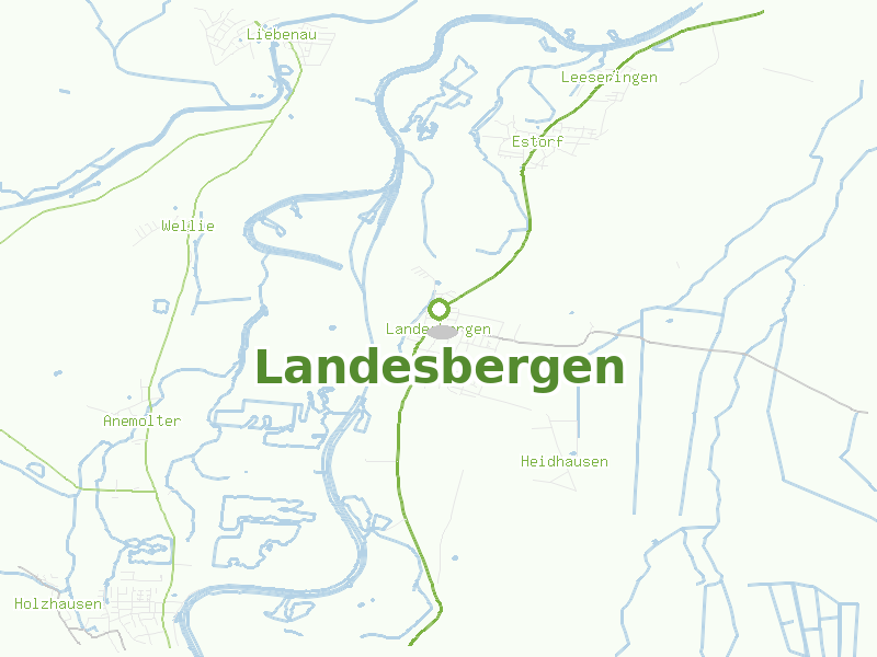 Karte von Landesbergen