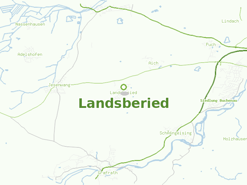 Karte von Landsberied