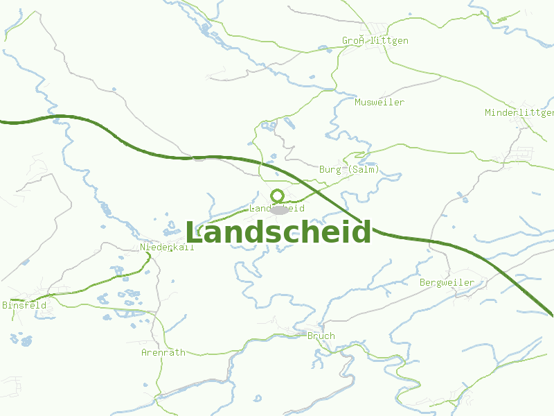 Karte von Landscheid