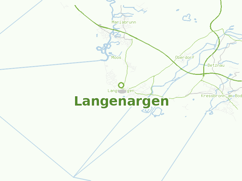 Karte von Langenargen