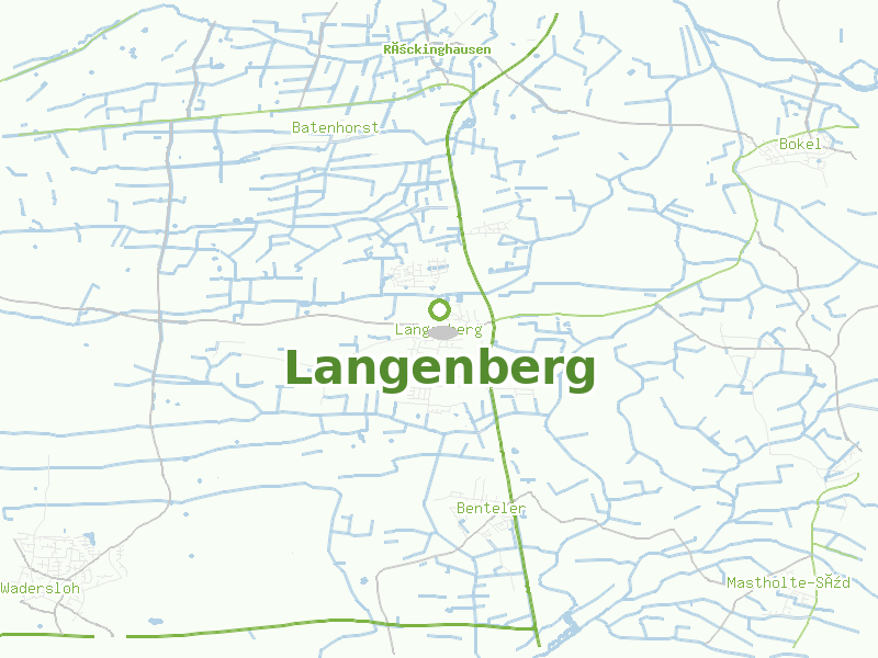 Karte von Langenberg