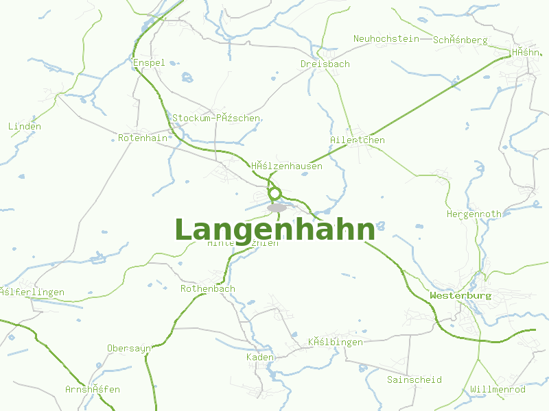 Karte von Langenhahn