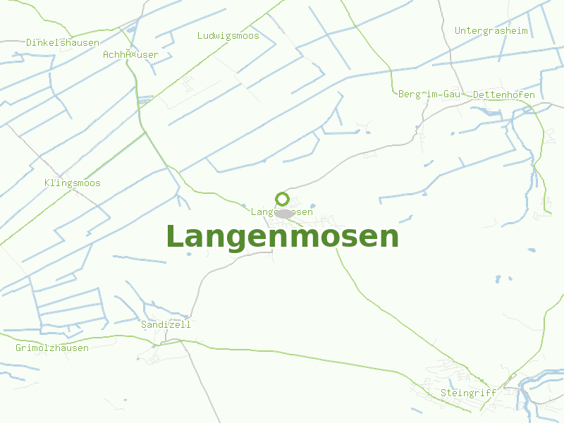 Karte von Langenmosen