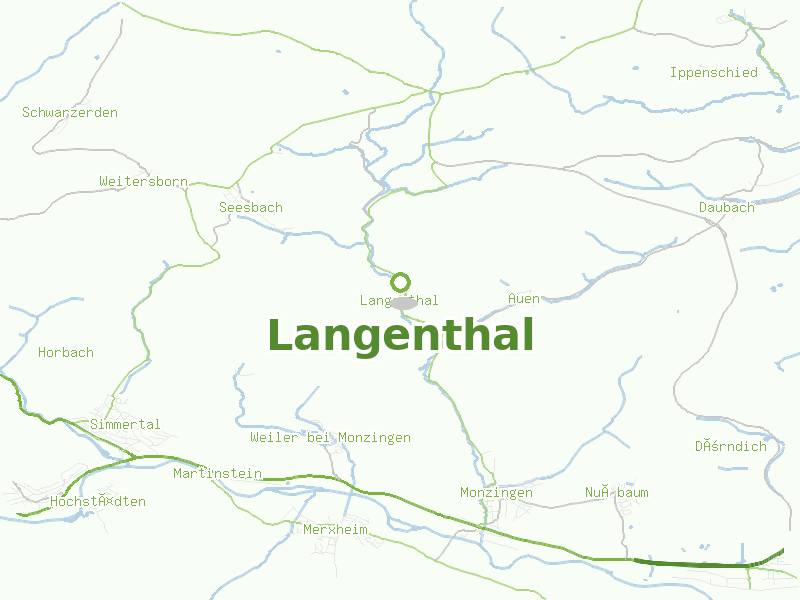 Karte von Langenthal