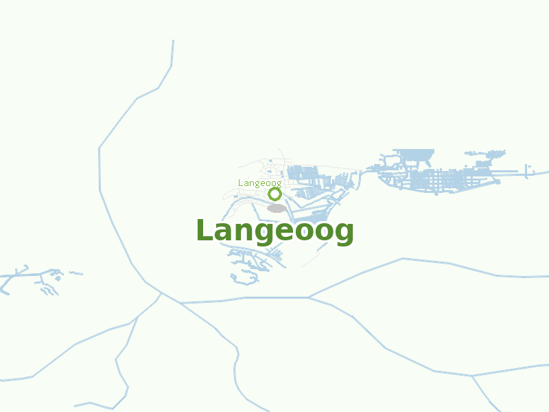 Karte von Langeoog