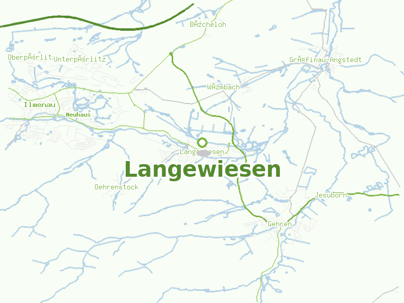 Karte von Langewiesen