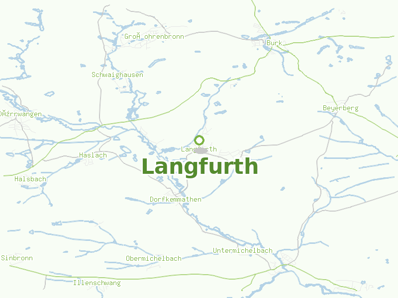 Karte von Langfurth