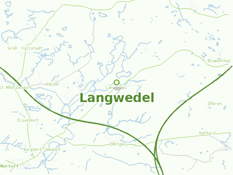 Karte von Langwedel