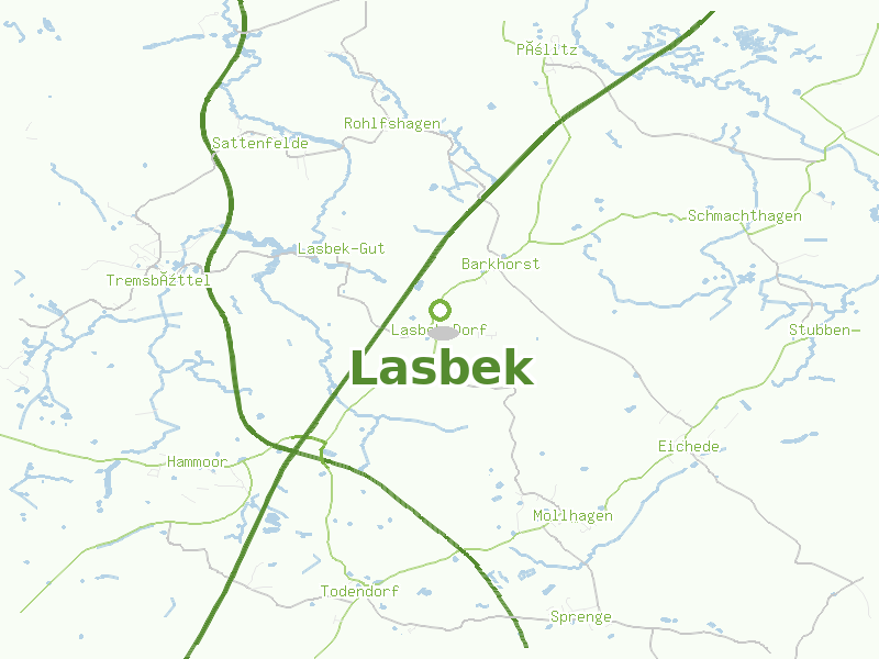 Karte von Lasbek