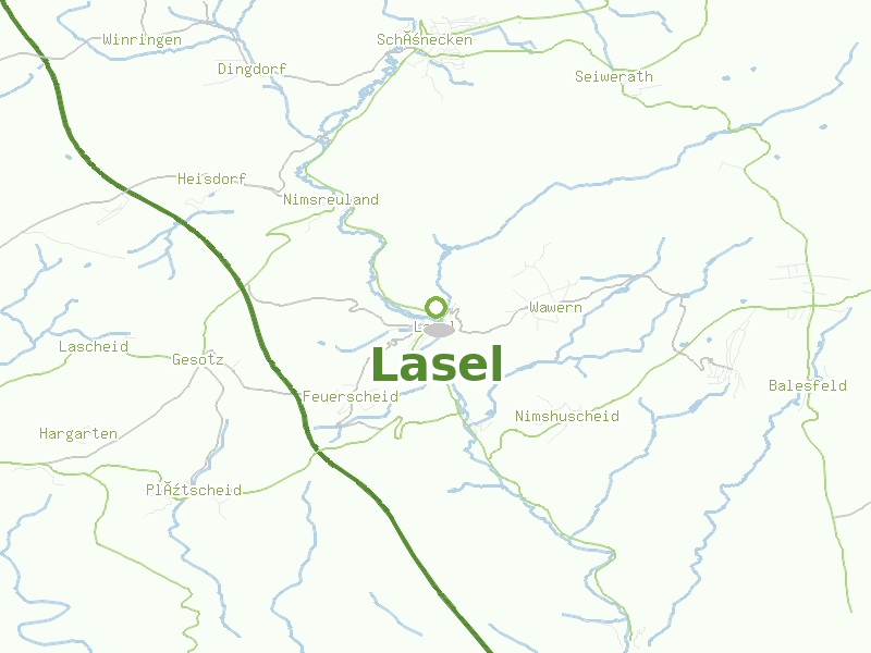Karte von Lasel