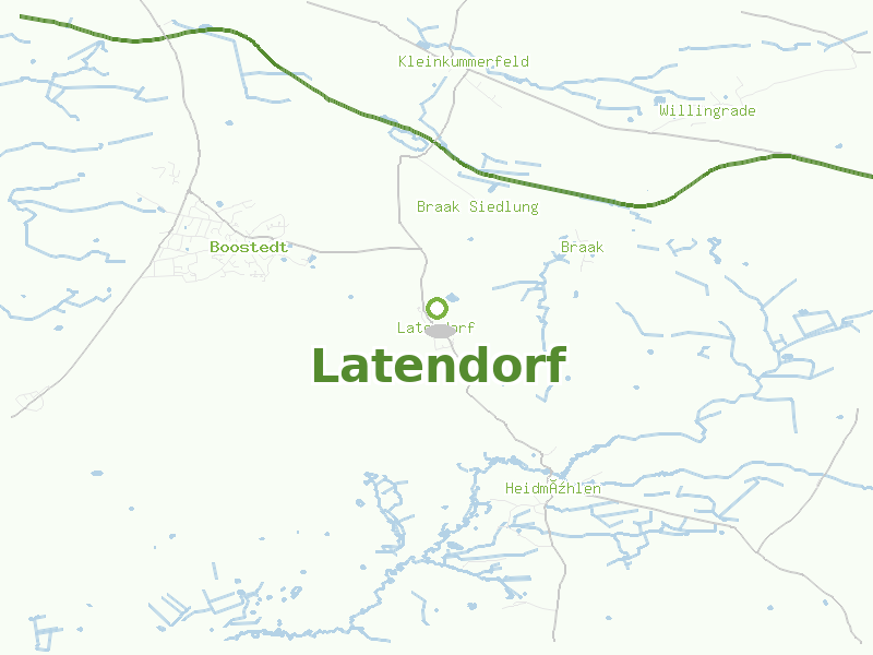 Karte von Latendorf