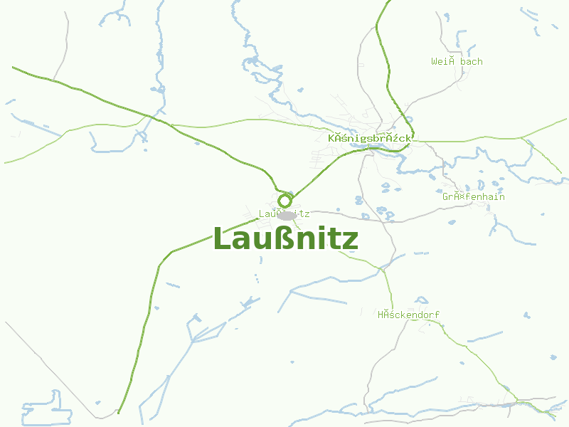 Karte von Laußnitz