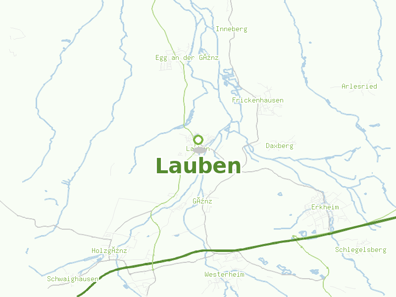 Karte von Lauben