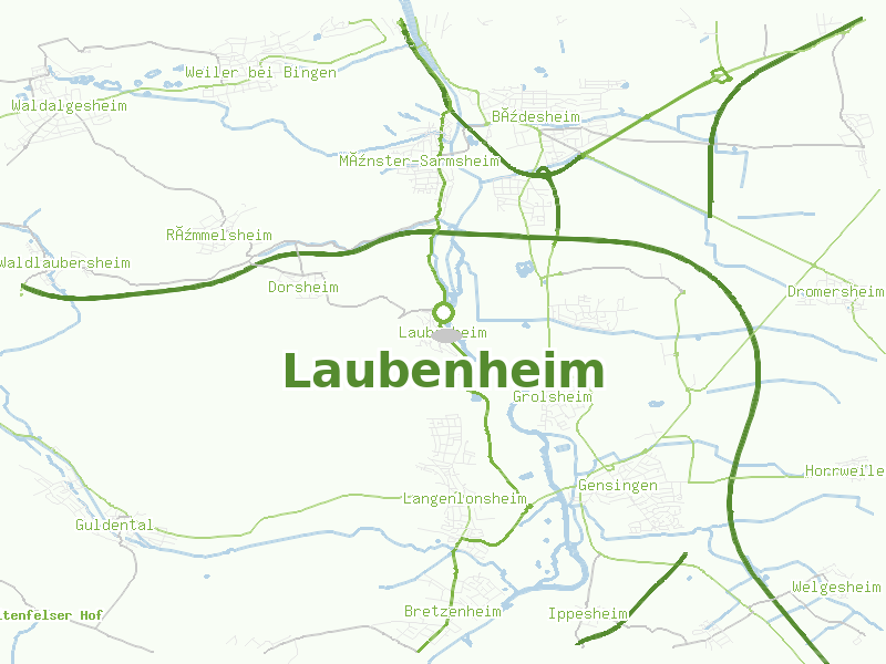 Karte von Laubenheim