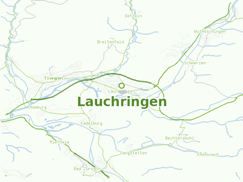 Karte von Lauchringen