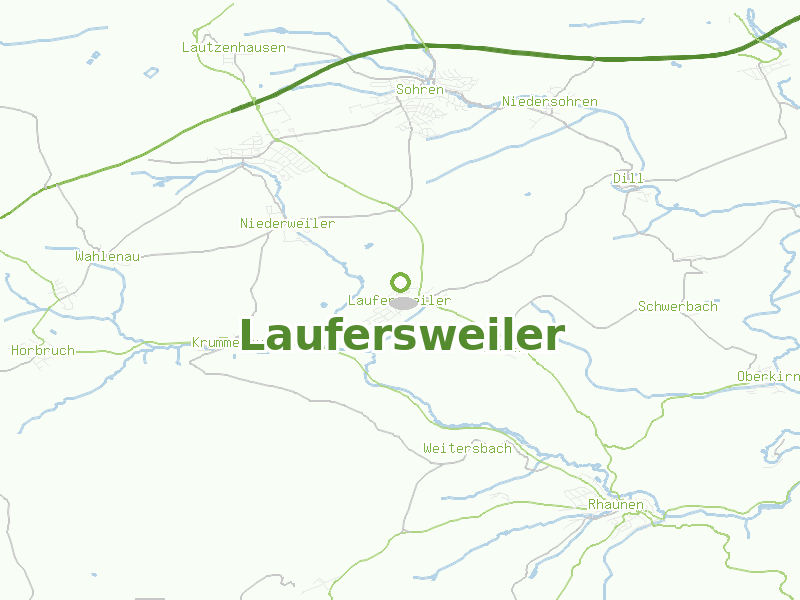 Karte von Laufersweiler