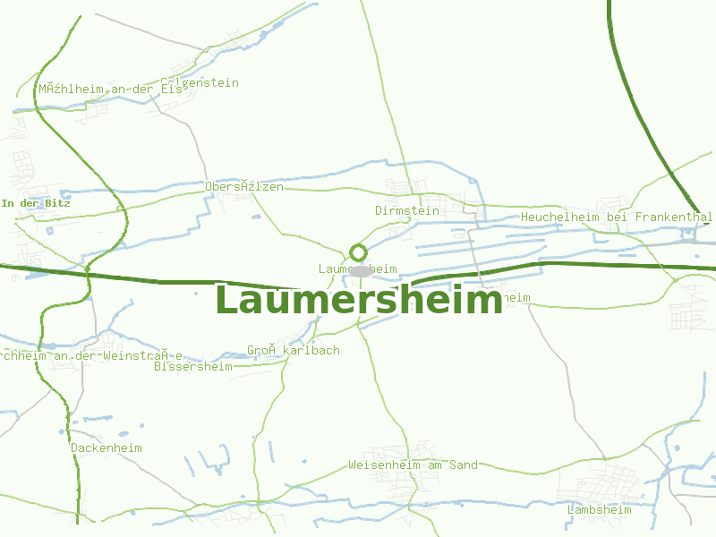 Karte von Laumersheim