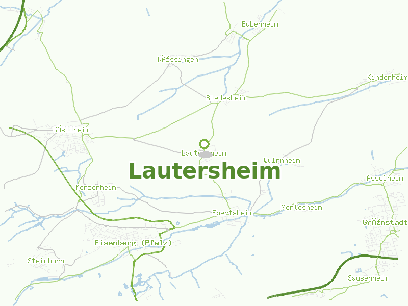 Karte von Lautersheim