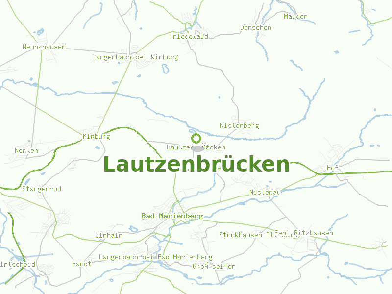 Karte von Lautzenbrücken