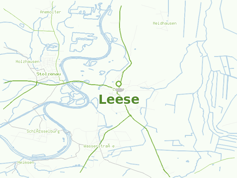Karte von Leese