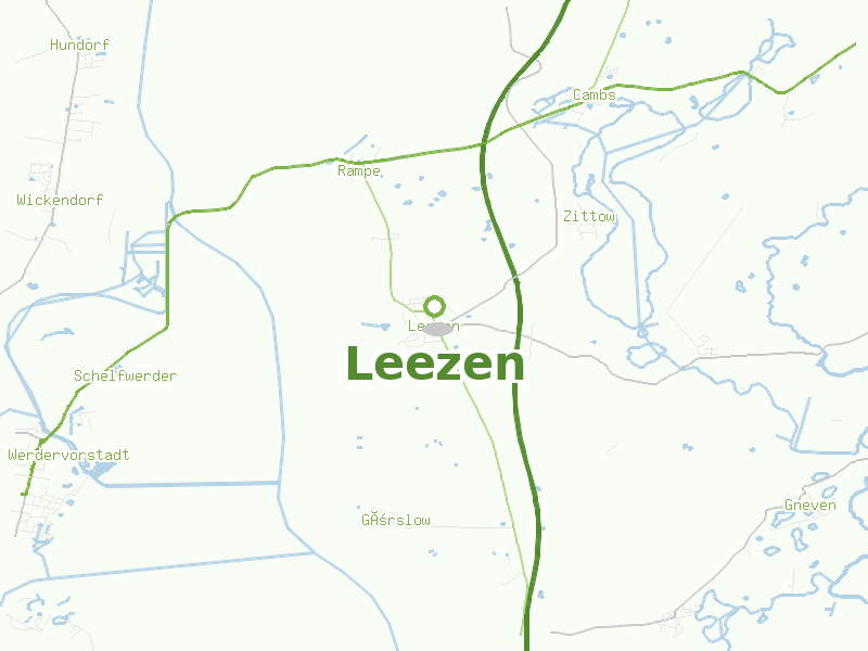Karte von Leezen